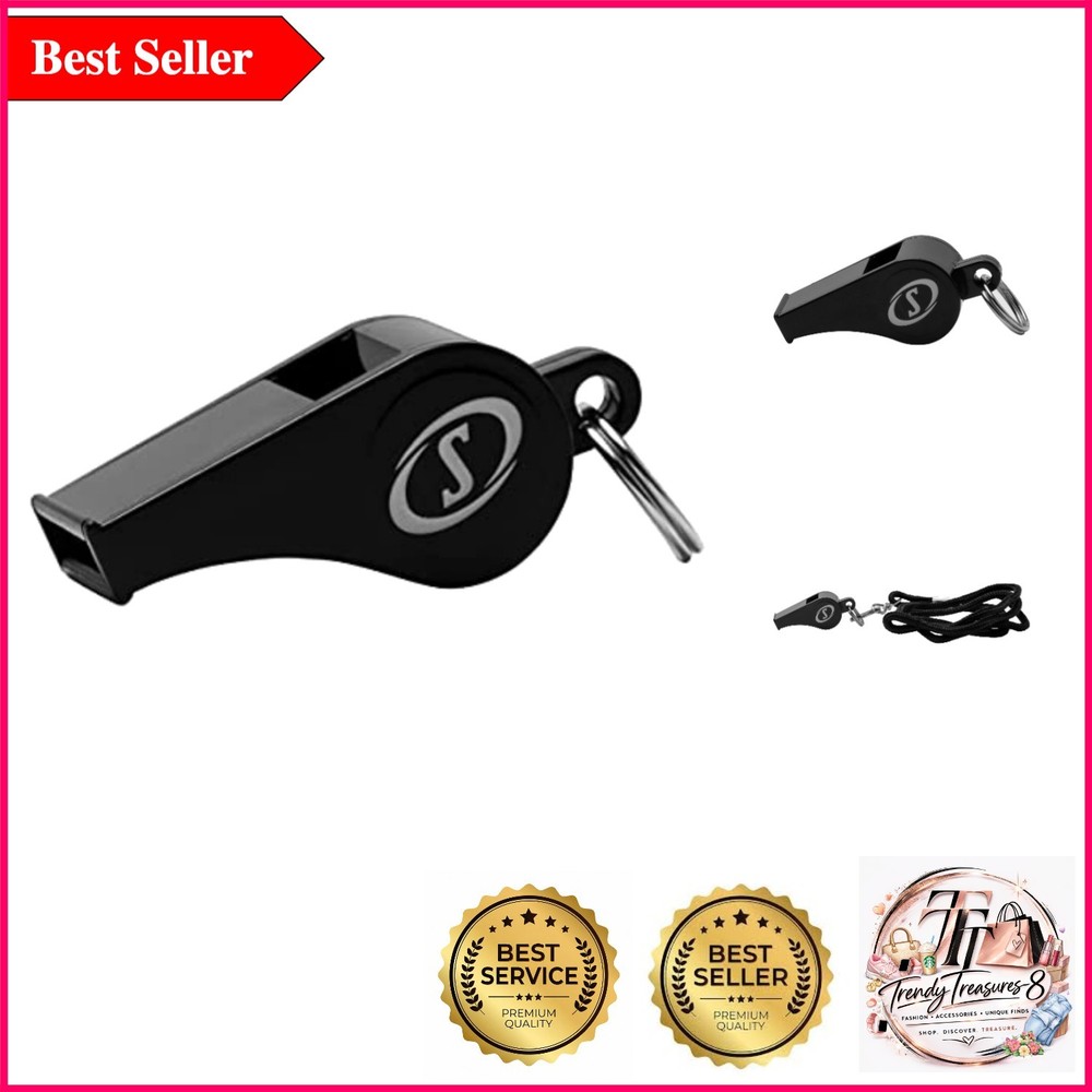 Professional Sports Whistle Set with Lanyard for Coaches & Officials