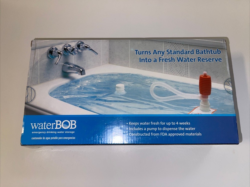 Water BOB Survival Emergency Drinking Fresh Water Storage 100-Gallons Kit SEALED