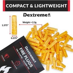 Fire Plugs Waterproof Fire Starter for Campfires Emergencies Survival Fire Pits