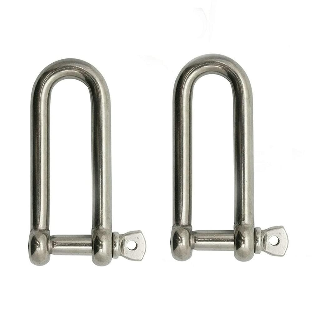 316 Stainless Steel Shackle Long D Shackle Marine Grade Rigging Hardware