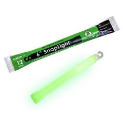 Cyalume Pack of-10 6″ Green Chem Lights (12hr)