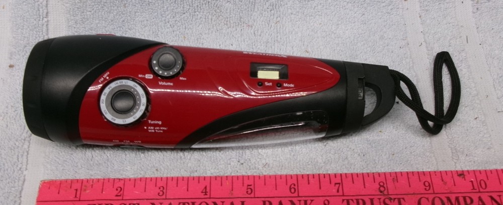 ** WeatherX – Survival Flashlight – Weather & AM/FM Radio etc – # FR1809 – READ
