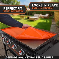 36″ Premium Silicone Griddle Mat for Blackstone 36 Inch Grill, Heavy Duty Foo…