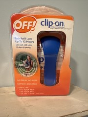 Off! Clip-on Fan Circulated Mosquito Repellent Refillable w/ 1 Refill – New