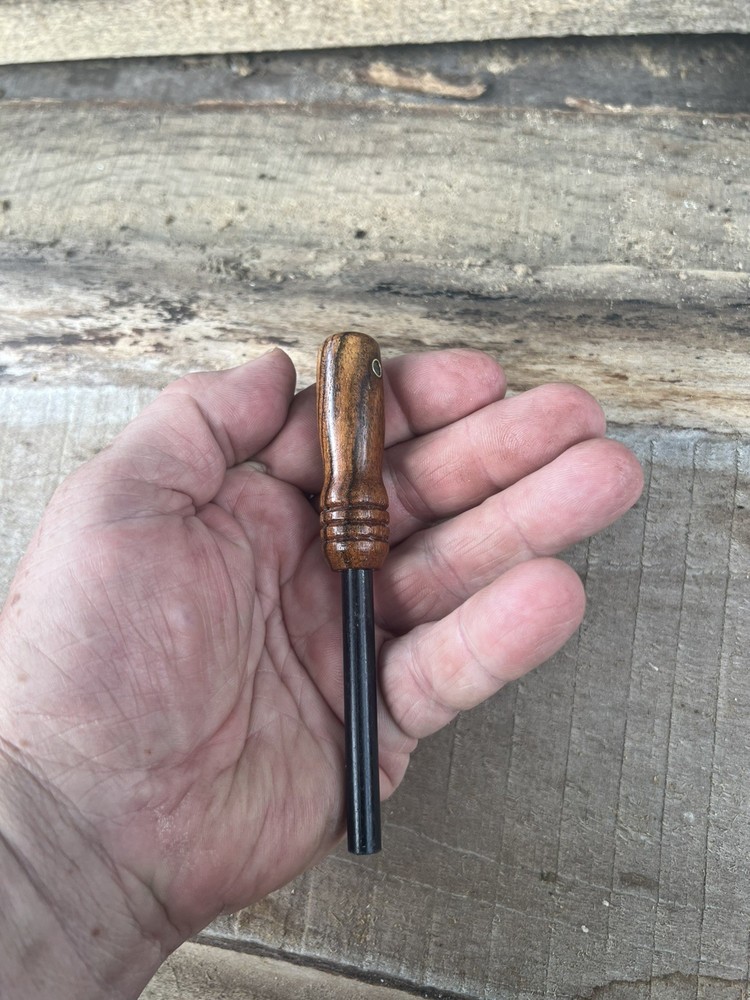 5/16 Ferro Rod Ferrocerium Firesteel Fire Striker Bocote Handle Bushcraft Ferro