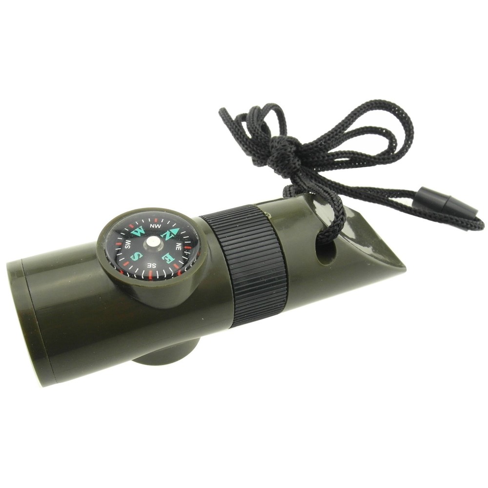 TRENDBOX Multifunctional 7 in 1 Camping Hiking 1 Whistle set, 1 set