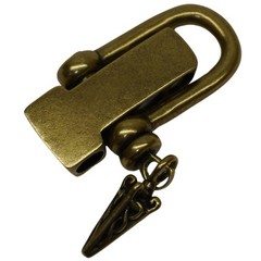 Dagger Shackle for Paracord Bracelets – Adjustable Metal Shackle with Screw Bar