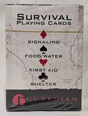 Guardian Survival Gear Playing Cards – Signaling, Food Water, First Aid, Shelter
