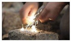2in1 AllWeather Magnesium Firestarter Kit FS374, 2 Pack