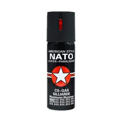 NATO Pepper Spray 2oz Self Defense Security Flip Top Black