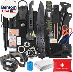 Survival Kits, Survival Gear and Equipment 116-In-1, Emergency Kit with First Ai