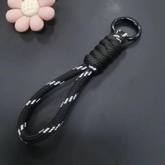12cm Paracord Braided Woven Keychain Wrist Rope Phone Case Anti-lost Rope Strap