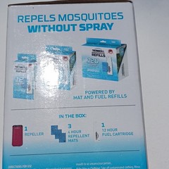 Thermacell Patio Shield Mosquito Repeller Scent Free No Open Flame Magenta