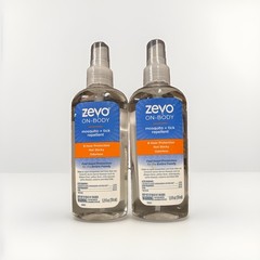 LOT OF 2 ZEVO ON BODY MOSQUITO AND TICK REPELLENT BUG SPRAY 5.9OZ PUMP SPRAY