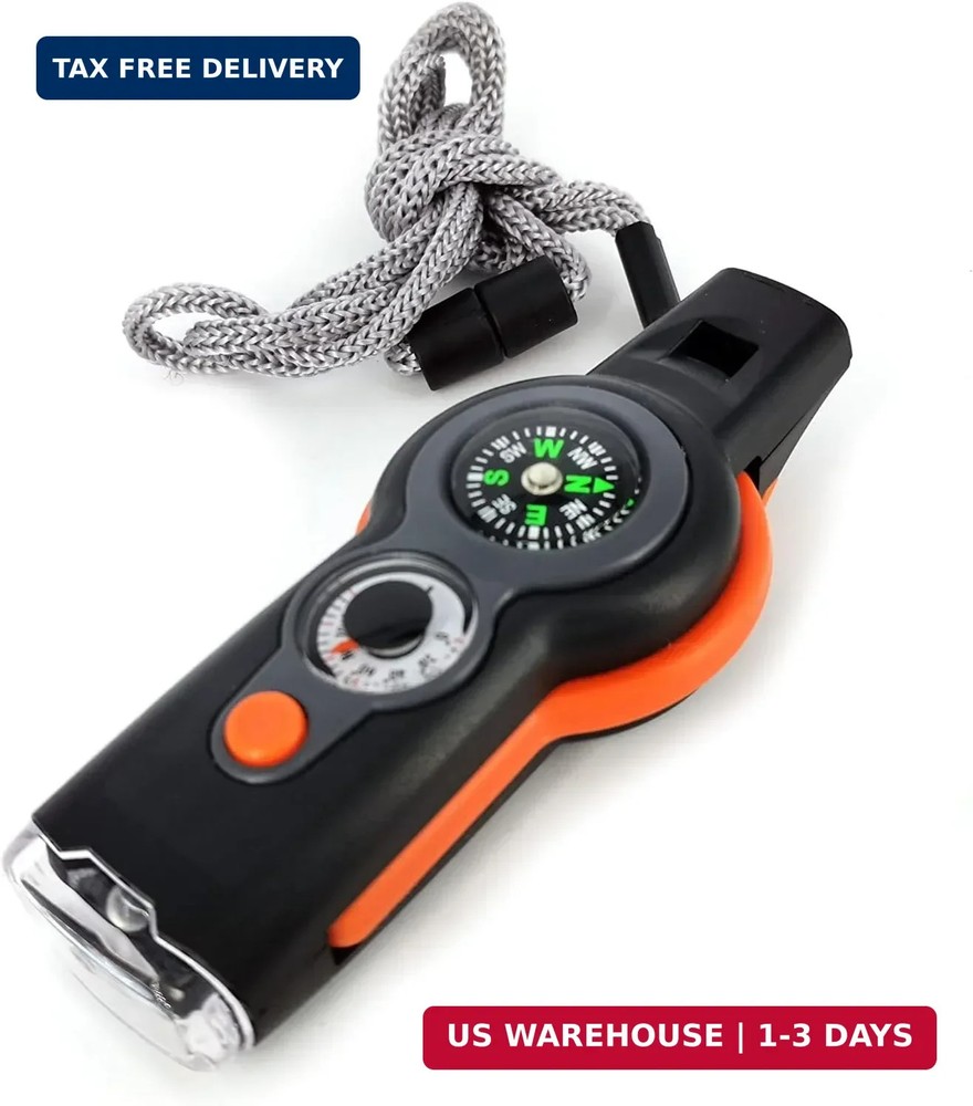 Emergency Whistle with Lanyard Safety Whistle Camping Hike Rescue Signal Surviva