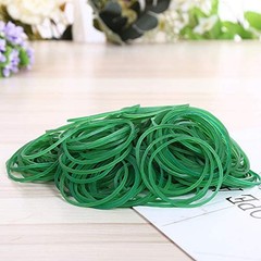 AMUU Rubber Bands 300pcs Green Small for Office 300PCS,