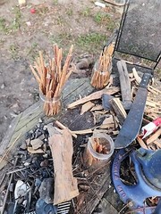 Fatwood 1 lbs Firestarting Sticks Hand Cut in Usa Fireplace Camping Emergencies