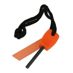 10xSurvival Magnesium Flint Stone Fire Starter Emergency Lighter Kit For Camping