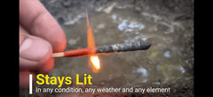 Black Beard Fire Starter – Storm Proof Matches