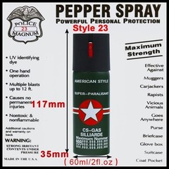 Women’s Lipstick Pepper Spray 1/2oz Black Security Self-Defense