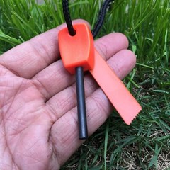 Emergency Fire Starter Flint Steel Striker Survival Kit Ferro Rod Camping Tools