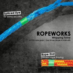 1mm UHMWPE Micro Cord Rope 100ft, 350lb Durable Twine for Tarps & Survival
