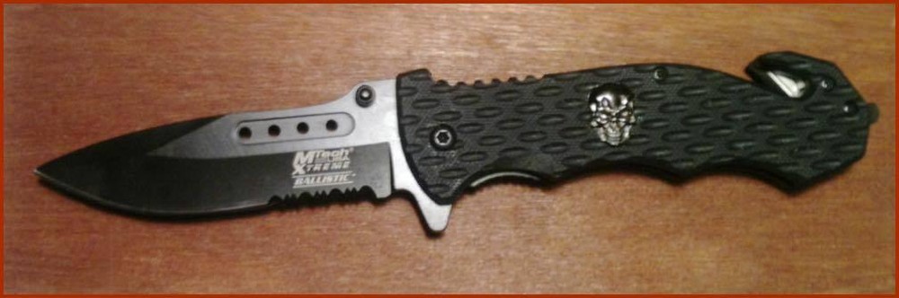 Tactical Knife II – Awesome Carry Spring Assisted – Glass Brk + Seat Belt Cutter