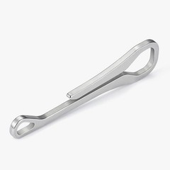2Pcs Key Ring Buckles Stainless Steel Clips for Pocket Keychains and Bags
