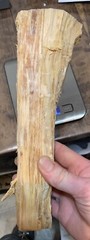 Exceptional Premium Fatwood Log 12.2 oz (3/4 lb) Sticky Hot Long Lasting Solid