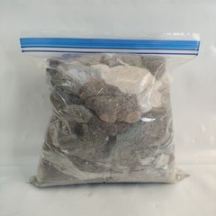 Bag of Dryer Lint One Gallon Bag Full Fire Starter Camping Survival Zombie Prep