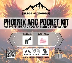Allgo Outdoors Phoenix Arc Pocket Fire Kit – Survival Fire Pocket Kit