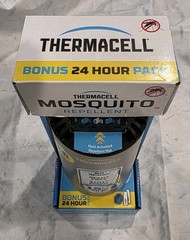 Thermacell Mosquito REPELLENT Patio Shield 15 ft ZONE NO SPRAY Refillable 12 hr.