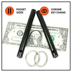 2X Flint Fire Starter Rod Camping Outdoor Camping 5″ Ferrocerium with Keyring
