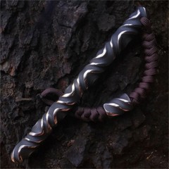 EDC Titanium Alloy Multi Tools Pry Bar Crowbar Bottle Opener Keychain Pendant