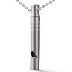 Titanium Emergency Whistle,Survival Safety Whistles Loud up to 120db,EDC Whis…