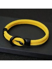 Rope Bracelet Men Paracord Double Layer Survival Braided Camping Style Gift USA