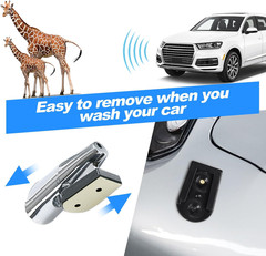 4pcs Deer Warning Whistles Device for Car, Anti-Deer-Ultrasonic-Whistle, Save An