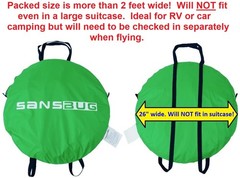 Bug Tent for Person (Instant Pop up, Strong No-See-um Mesh, Poly Floor)