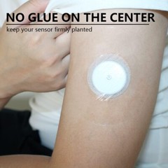 55-Pack Waterproof Transparent Adhesive Patches for Libre 1/2 – User Friendly