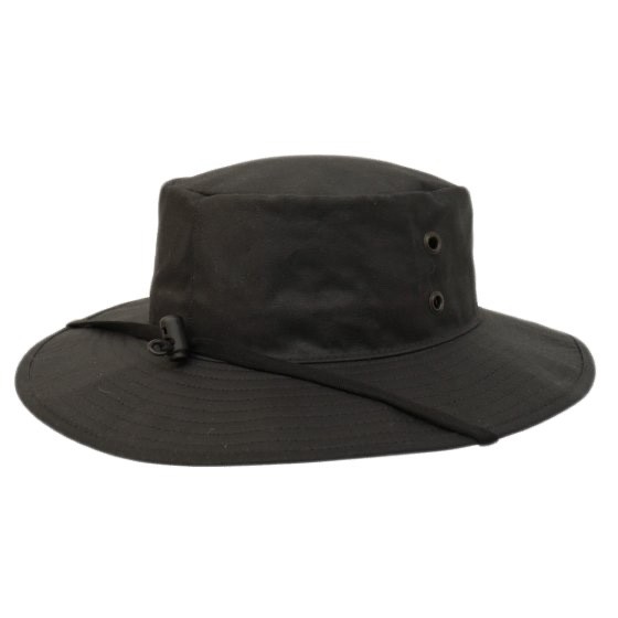 Hills Hats / The Squatter Oilskin Wide Brim / Made in New Zealand / NWT