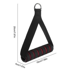 D-Ring Metal Gym Handles Grip Workout Home Resistance Bands Fitness Accessories