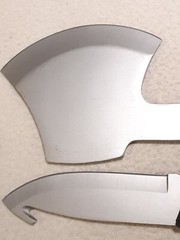 Adventuridge Knife and Ax, Hatchet Combo W Sheath Camping Survival Gear