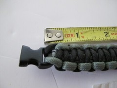 550 Paracord Survival Bracelet Cobra Black/Foliage Green Camping Tactical