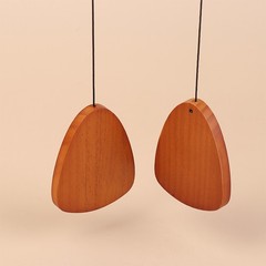 1Pc Classic 6 Tubes Aluminum Pipe Wind Chimes With Hook And Wooden Hanging Tag