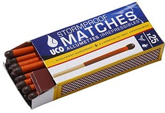 UCO Stormproof Matches, Waterproof and Windproof with 15 Second Burn Time – 2…
