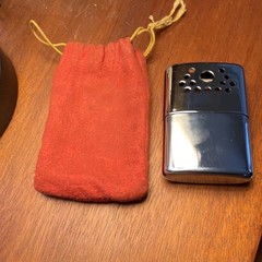 Vintage Jon-e Hand Warmer Aladdin Labs Chrome w/ Original Red Pouch USA