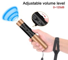 Electronic Whistle with LED Flashlight – Rechargeable Handheld Whistle, Adjus…