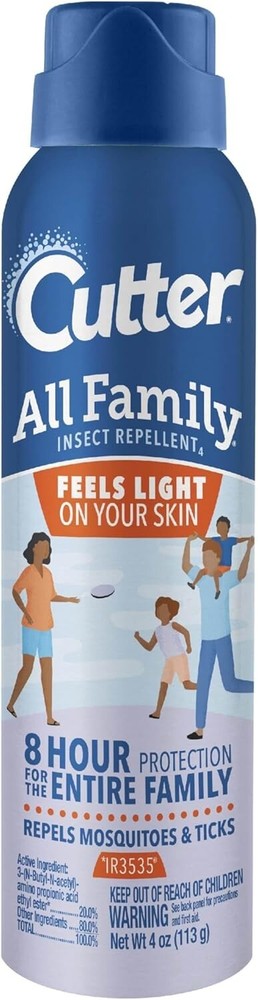 Cutter All Family Mosquitoes & Ticks Repellant Spray 4 oz