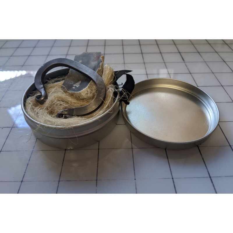 Flint and Steel Fire Starting Kit, Survival Kit, Made in the USA, Camping Kit