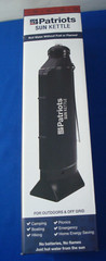 4 Patriots Sun Kettle Solar Water Heater, Boil Water Without Fuel / Flames – New